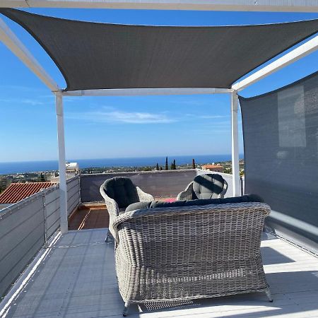 Roof Terrace & Sea View Entire Apartment Pegeia Exteriér fotografie